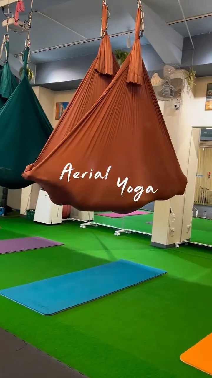 エアリアルヨガ🧘‍♀️🫧